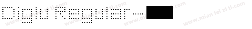 Diglu Regular字体转换